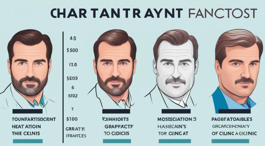 Chart of Factors Affecting Hair Transplant Cost