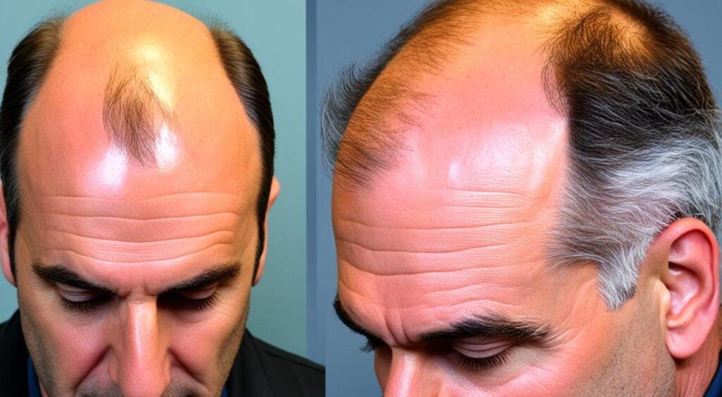 hair transplant before and after